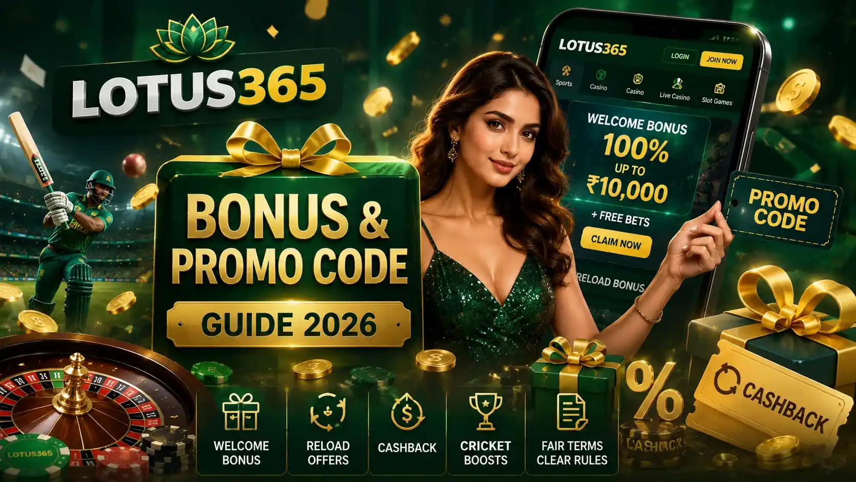 Lotus365 Bonus and Promo Codes