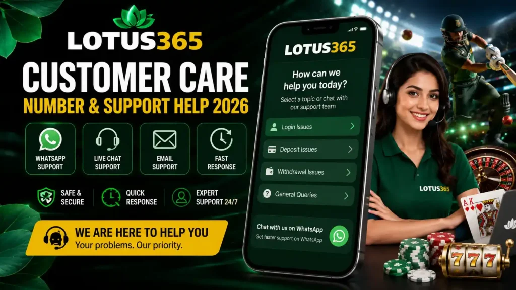 Lotus365 Customer Care